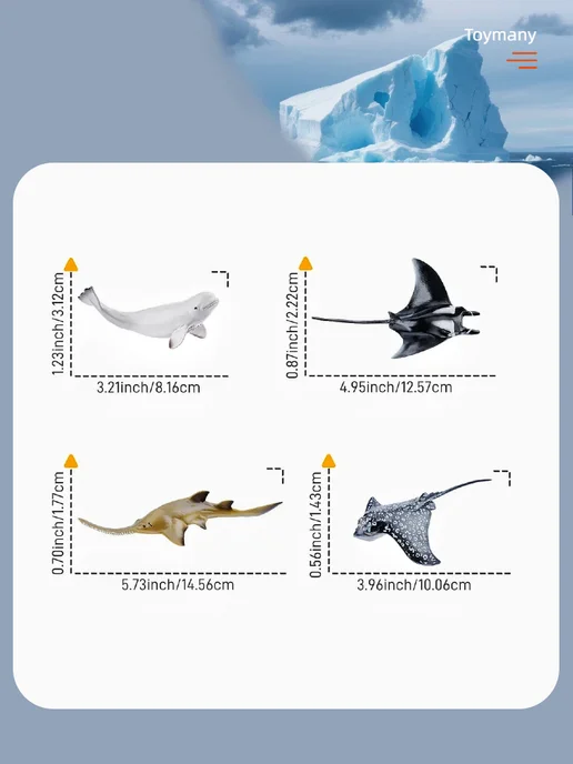 Toymany Фигурки набор морские животные 16 шт, 16 шт, фото 6