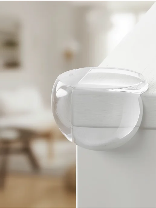 HomeFun Силиконовые уголки на мебель защитные, белый, фото 6