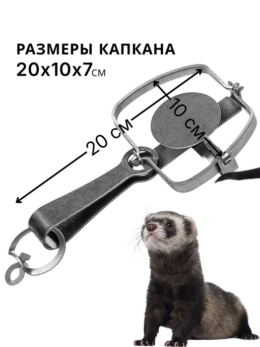 Тонар Капкан для крыс для мышей карбыша крысоловка №1 - 5 штук, серый, 10 шт, фото 2