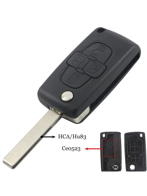 Ключ-брелок для Peugeot Р. для Peugeot Цв. HCA Ce0523, вариант