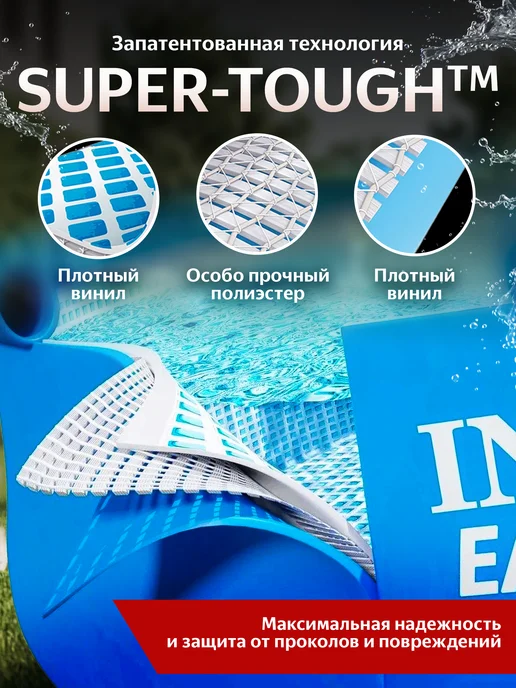 Intex Бассейн надувной круглый интекс, вариант, фото 3
