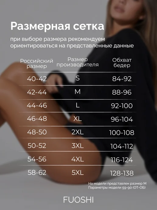 FUOSHI Трусы бесшовные набор слипы 5 шт, черный, 5 шт, фото 7