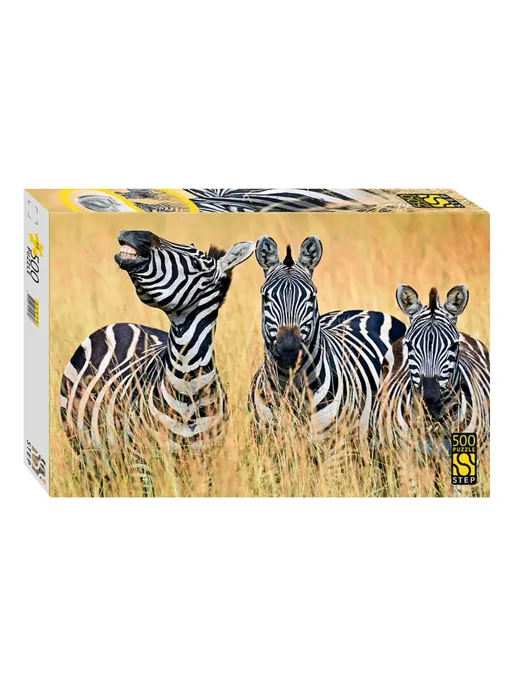 STEP puzzle Набор пазлов 500 деталей Животные дикой природы, 3 шт, 3 шт, фото 2