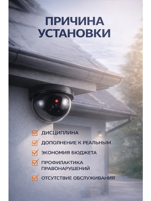 Муляж камеры видеонаблюдения, черный, фото 7