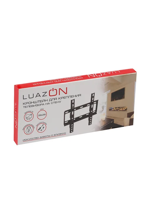 Luazon Home Кронштейн для ТВ фиксированный 14-42", черный, черный, фото 8