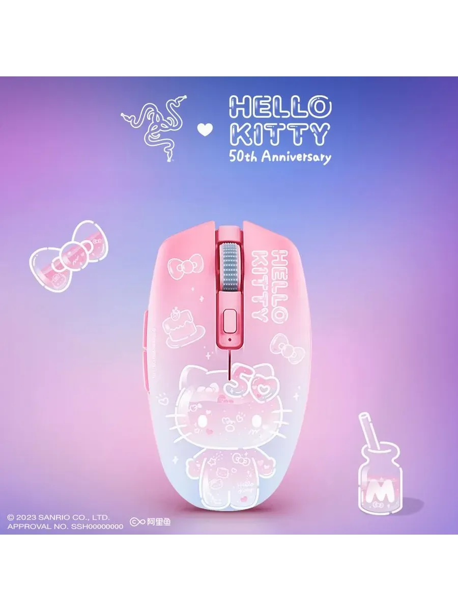 Мышь Razer Hello Kitty, розовый беспроводная