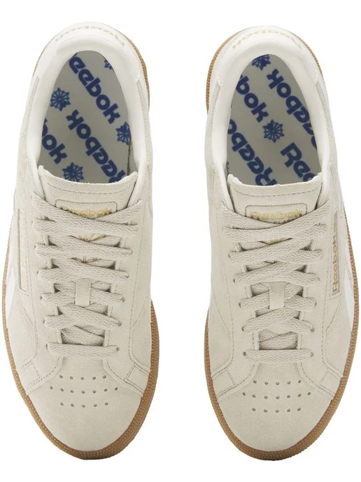 Reebok Кеды Club C Grounds Uk W, бежевый, фото 6