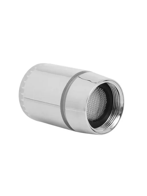 Трехцветный LED смеситель для воды серебристый, серебристый, фото 4