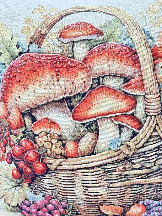 GOBIHOME BASIC Наволочка гобеленовая Золотая кладовая 45х45 см, 45x45 см, фото 8