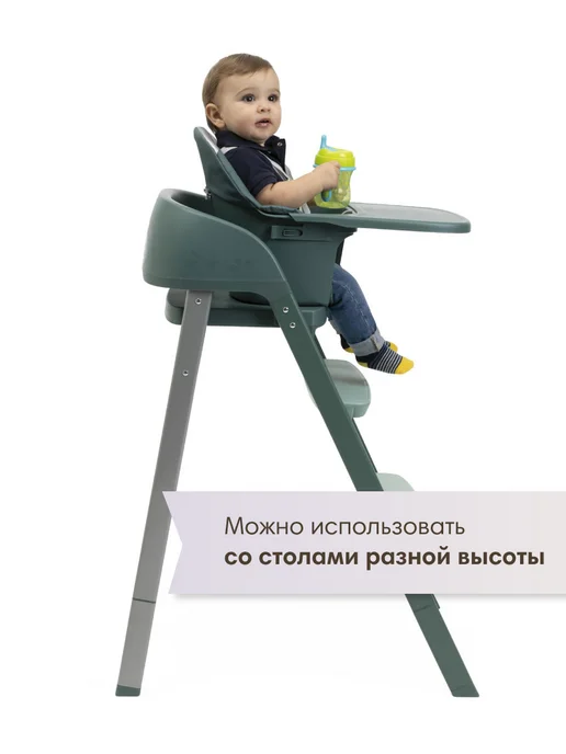 CHICCO Стульчик для кормления, 6 мес+, зеленый, зеленый, фото 4