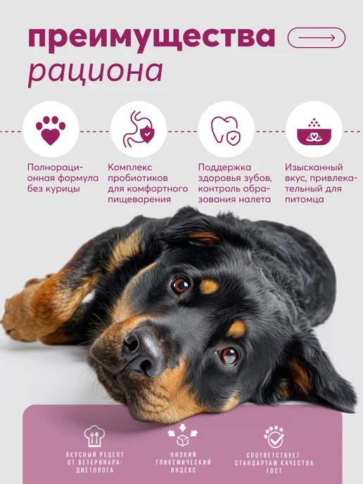 Сухой корм LAPICO Delicious Нутом для собак, ягненок, 10,152 кг, фото 2