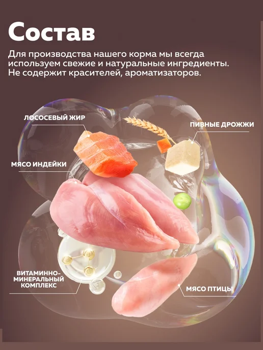 Сухой корм ЗООГУРМАН Daily Life для собак, крупные, средние, индейка, 20 кг, фото 5