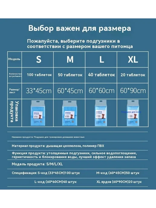 Пеленки для животных, 60x40, 60 шт гелевые, 60 шт, фото 2