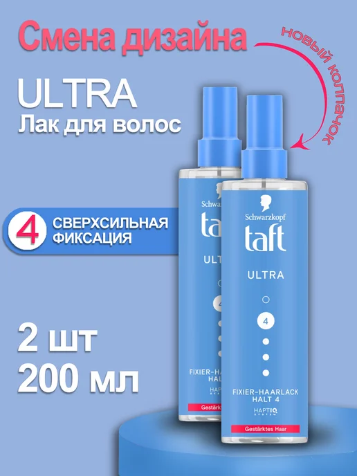 тафт Лак для моделирования Taft Ultra жидкий, 2 х 200 мл, 2x200, 200 мл