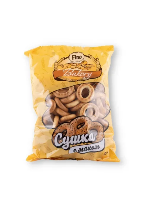 Fine bakery. Сушка с маком, 350 г, 350 г