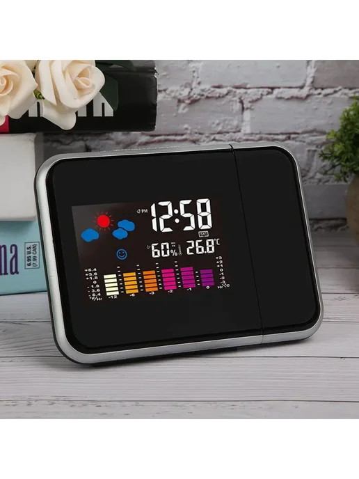 Цифровые часы с ЖК-дисплеем арт 3112190168811, вариант, фото 5