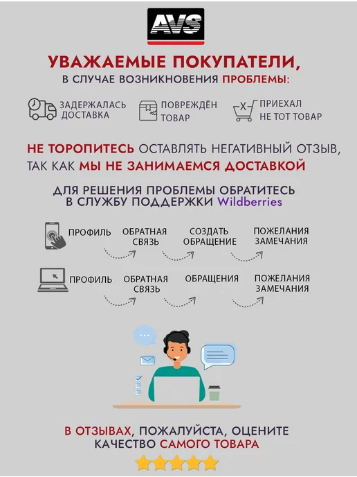 AVS Ключ комбинированный хромированный 24 мм, серый, фото 6