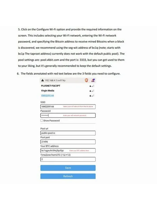 Nerdminer V2 BTC Miner Майнер Биткойнов Черный, черный, фото 9