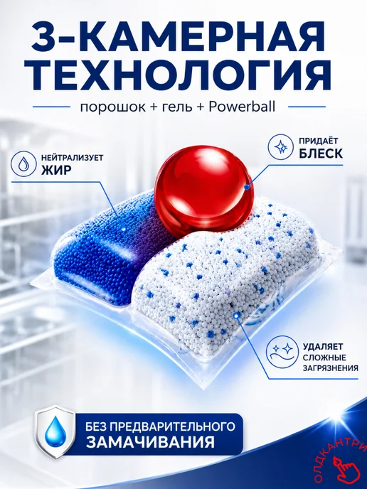 Finish Капсулы для посудомоечной машины Powerball 72 шт, 72 шт, фото 5