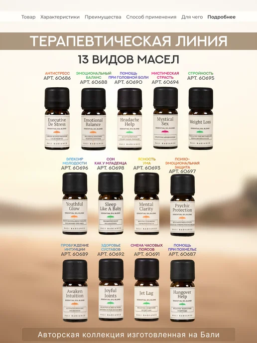 Bali Radiance Эфирное масло YOUTHFUL GLOW Элексир молодости 10 мл, 10 мл, фото 6