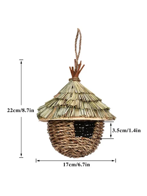 Скворечник для птиц, коралловый, 1х1х1 см, 1x1x1 см, фото 5