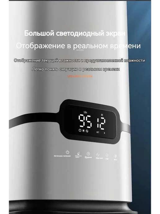 Тепловентилятор водяной Белый перламутровый, белый, фото 5