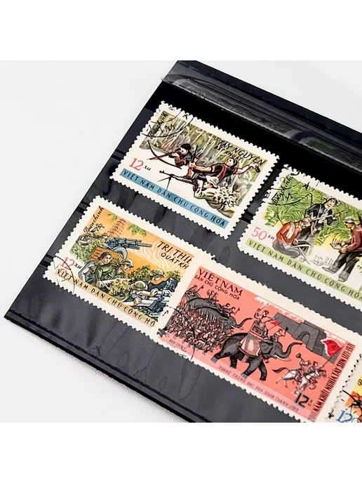 ПОРТ ВИНТАЖ Винтажные марки "История". Набор 6 шт. Вьетнам, 1970-е, 6 шт, фото 3