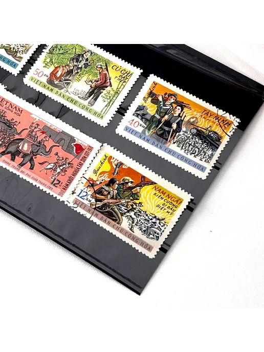 ПОРТ ВИНТАЖ Винтажные марки "История". Набор 6 шт. Вьетнам, 1970-е, 6 шт, фото 4