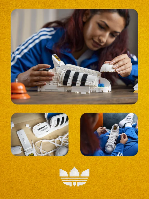 LEGO Конструктор ADIDAS ORIGINALS SUPERSTAR 733 детали, вариант, фото 4