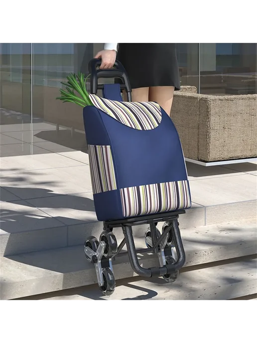 Сумка-тележка для покупок складная 96x40x30 см, 96x40x30 см