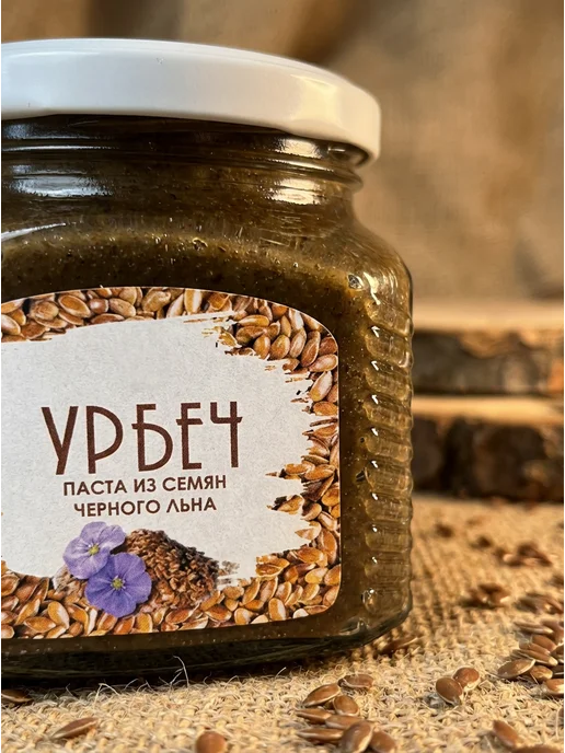 Eco Dom Урбеч из семян льна 1 кг, 400 г, фото 2