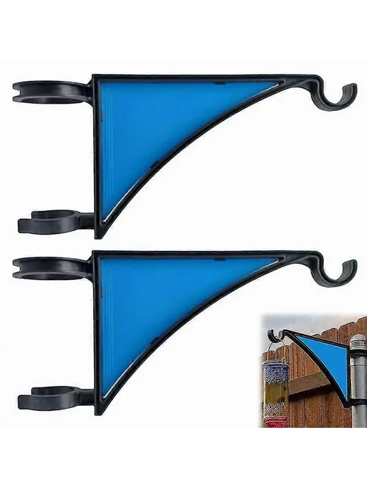Держатель для вазонов EZ Fence Post Цв. Зелёные листья, зеленый, фото 4