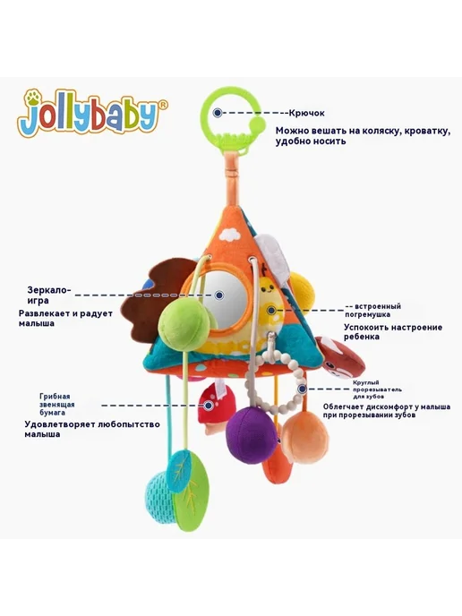 Подвеска для детской коляски Джунгли, вариант