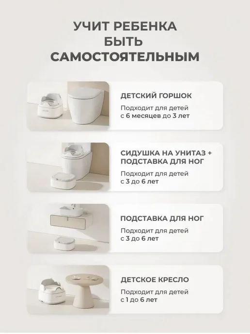 Детский горшок Серый, серый, фото 3