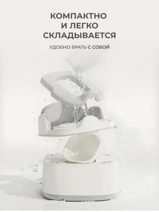 Детский горшок Серый, серый, фото 7
