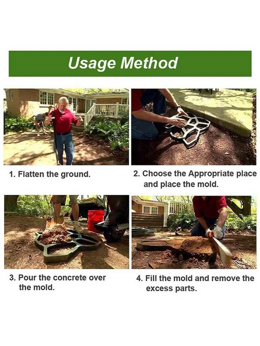 Многоразовая форма для тротуарной плитки для Garden, вариант, фото 5