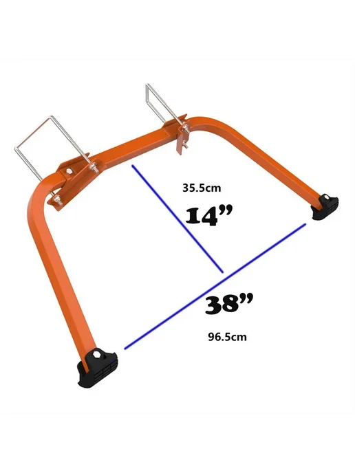 Стационарная лестница Оранжевый Сталь, 3000г, 3 кг, фото 8