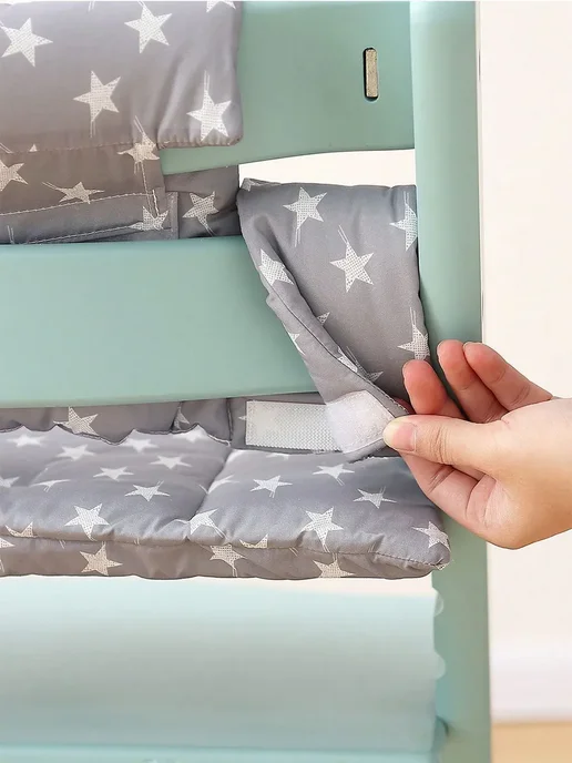 Сидушка Stokke TT для высоких стульев съемный чехол звезды, вариант, фото 5