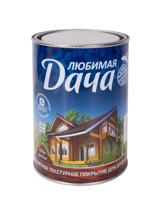 ЛЮБИМАЯ ДАЧА Пропитка защитно-декоративное,махагон(0,75л), 750 мл