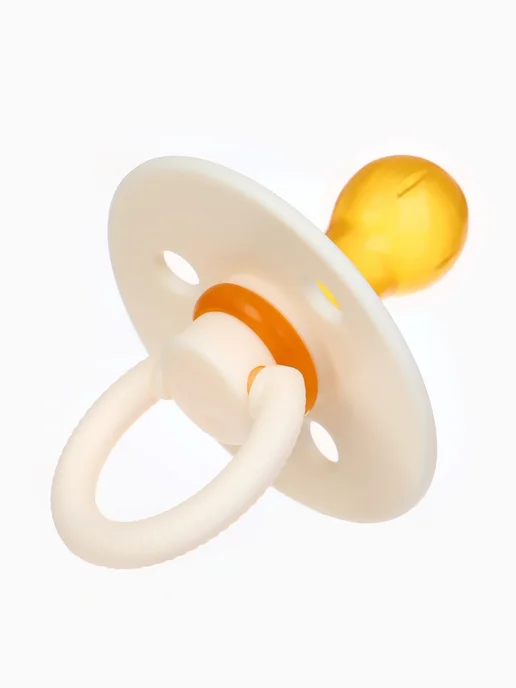 Mum&baby Соски-пустышки латексные классические 0+ персиковые, бежевый, фото 2
