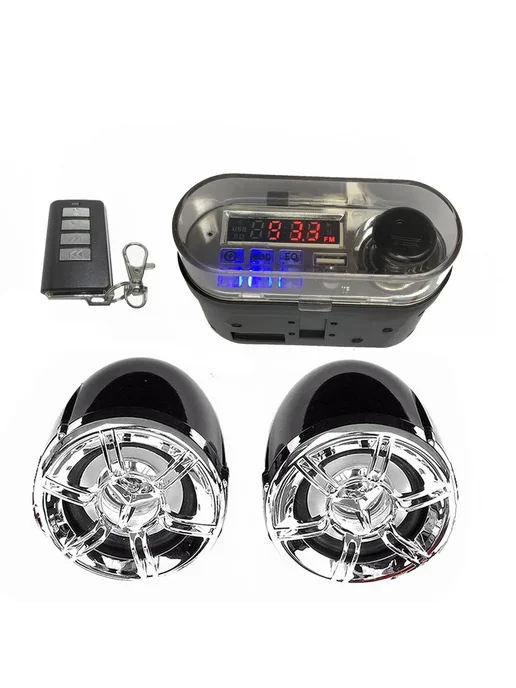 Магнитола для мотоцикла USB SD FM Bluetooth арт 15Вт, 15 Вт, фото 8