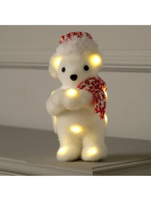 Luazon Lighting Светодиодная фигура "Мишка" с тёплым светом 9х23 см, 9x23 см, фото 5