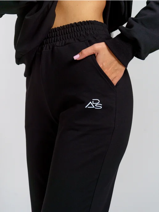 Adelis одежда Костюм спортивный на молнии межсезонный, черный, фото 3