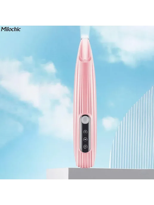 Бритва для домашних животных с LED дисплеем розовый, розовый, фото 8