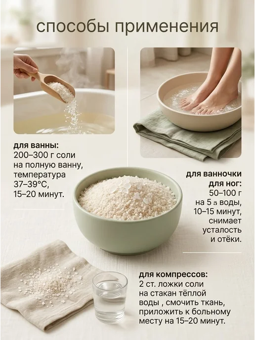 Нет бренда Магниевая соль для ванны с эфирным маслом "Лаванда" 100гр, 100 г, фото 3