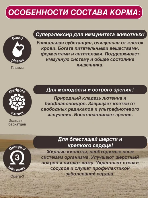 Сухой корм BLITZ Подарок для собак, говядина, 15 кг, фото 3
