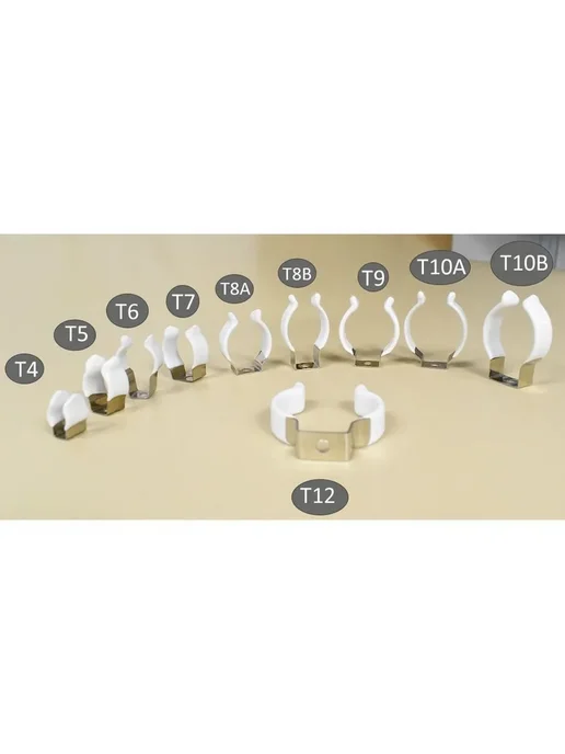 Зажим для трубок держатель хомута T4, T6, T8, T10, 5 шт, 5 шт, фото 8