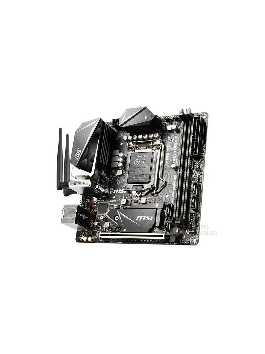 MSI Материнская плата 1151v2 MPG Z390I GAMING EDGE AC DDR4-