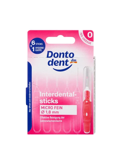 Dontodent Ёршики для чистки между зубов ISO 0, 1уп - 6шт, 6 шт, фото 2