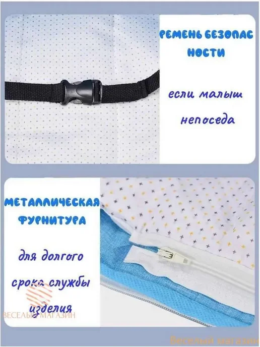 Люлька-переноска Cиний Люлька, вариант, фото 7